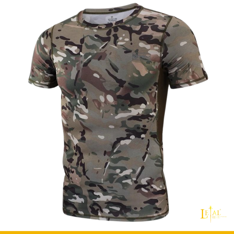 Polo fit táctico manga corta CP